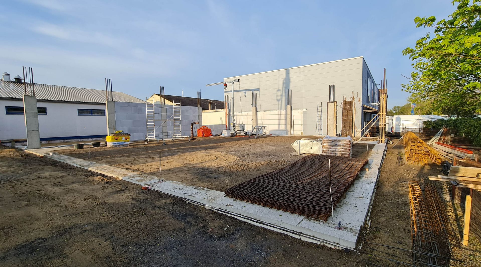 Bottrop - Bau der Halle