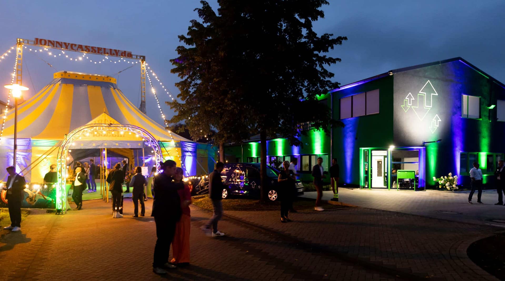 Die Magie des Jubiläums am Abend